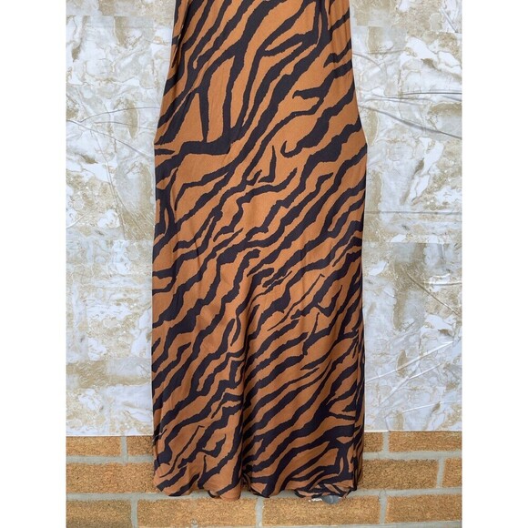 AllSaints animal print slip dress size small - Picture 4 of 12